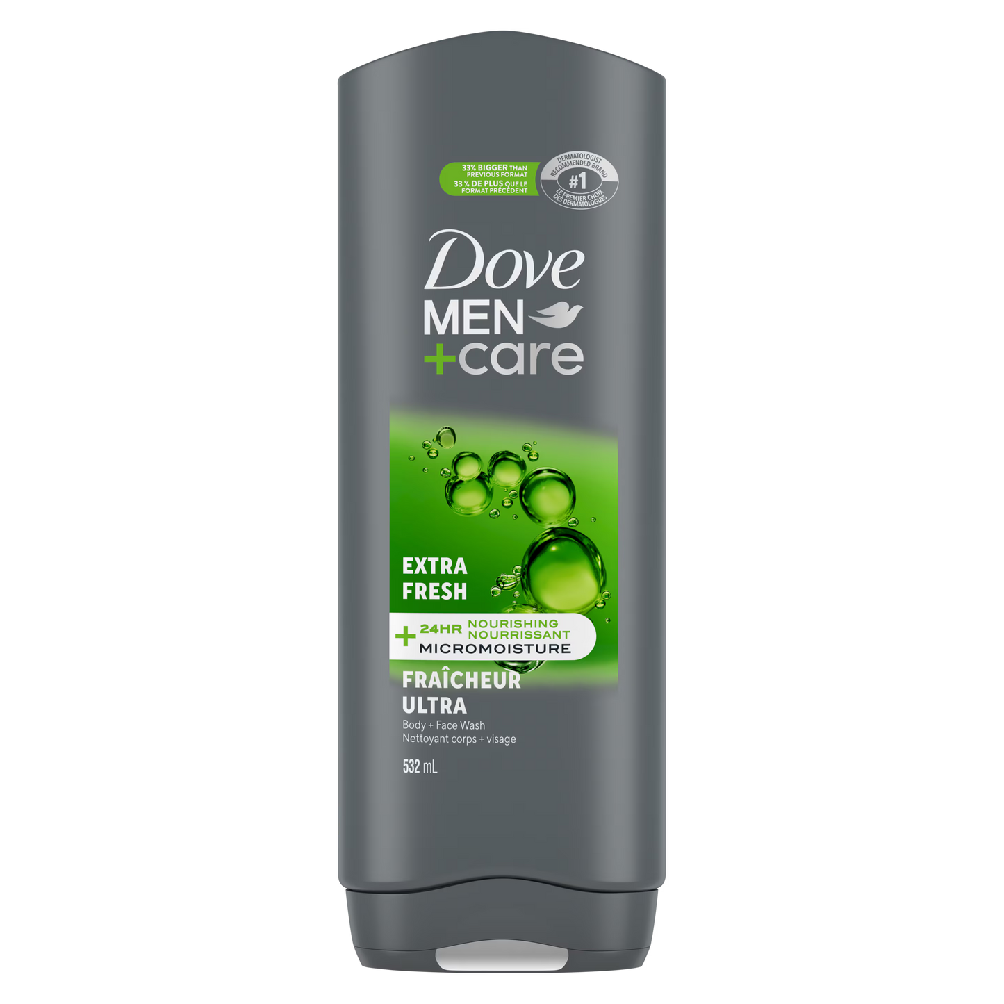 Dove Men+Care Extra Fresh Body + Face Wash – Refreshing Clean