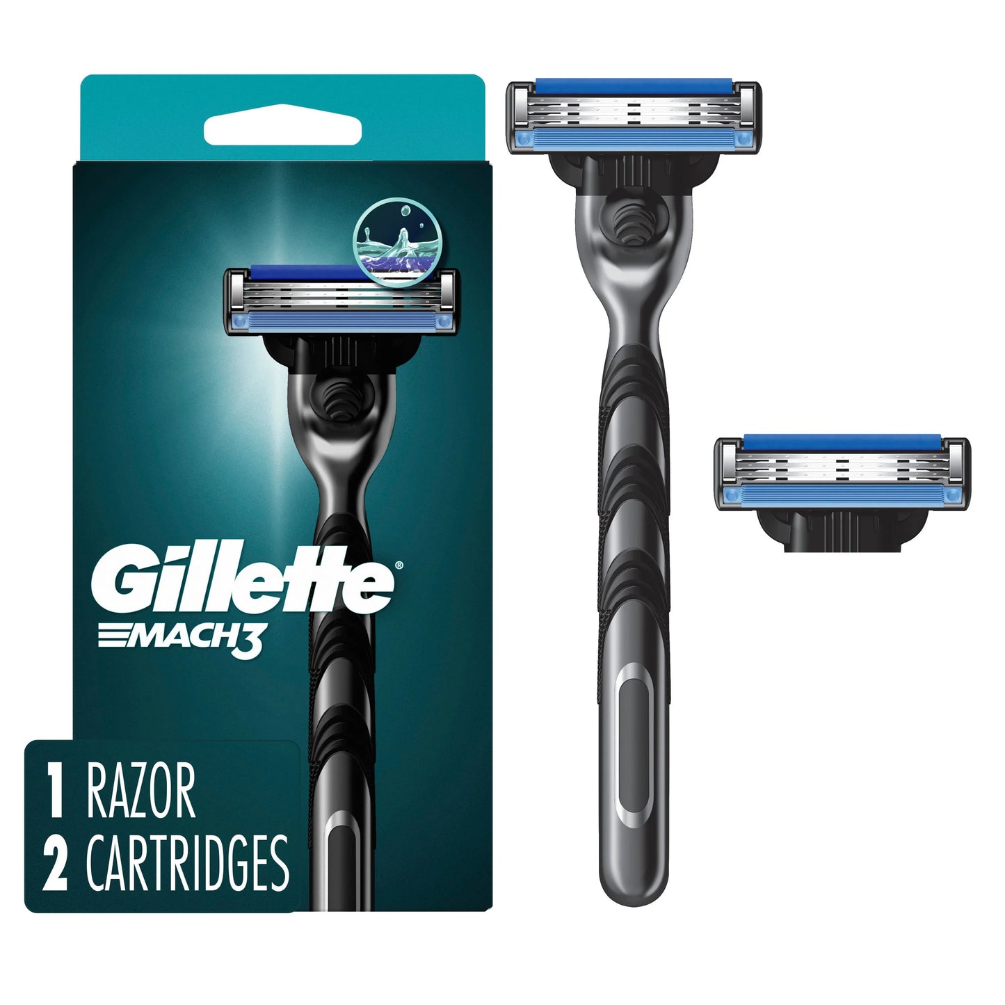 Gillette Mach3 Razor - 2 Cartridges